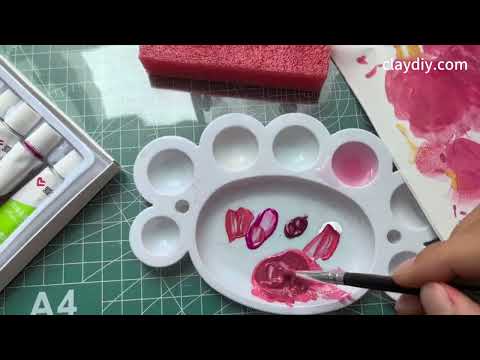clayDIY Miniature apple, mini apple, clay apple