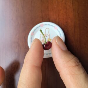 Mini Cherry | Miniature Cherry | Clay Cherry | 100% hand-made ClayDIY — изображение 4