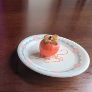 Mini Persimmon | Miniature Blueberry | Clay Blueberry | 100% hand-made ClayDIY