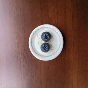 Mini Blueberry | Miniature Blueberry | Clay Blueberry | 100% hand-made ClayDIY