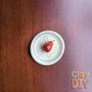 Mini Wax-apple | Miniature Wax-apple | Clay Wax-apple | 100% hand-made ClayDIY