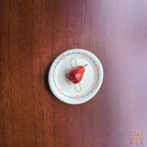 Mini Wax-apple | Miniature Wax-apple | Clay Wax-apple | 100% hand-made ClayDIY